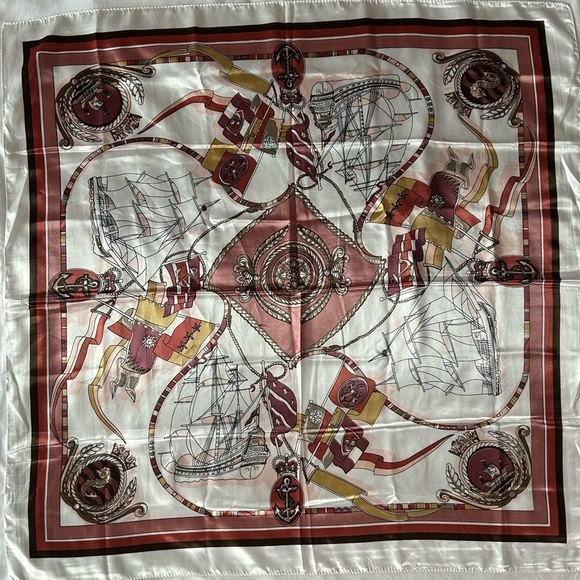 R-2241- Nautical Scarf Women's 100 % Polyester NWT - Picture 1 of 8